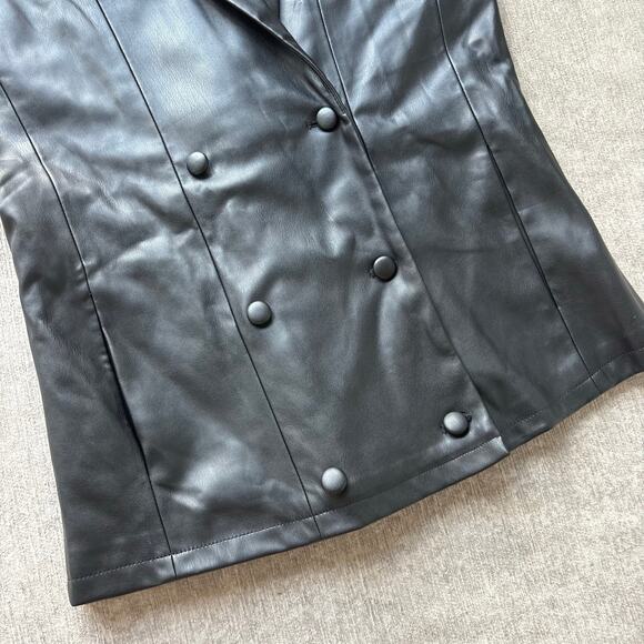 Jason Wu Leather Vest Top - Picture 4 of 7
